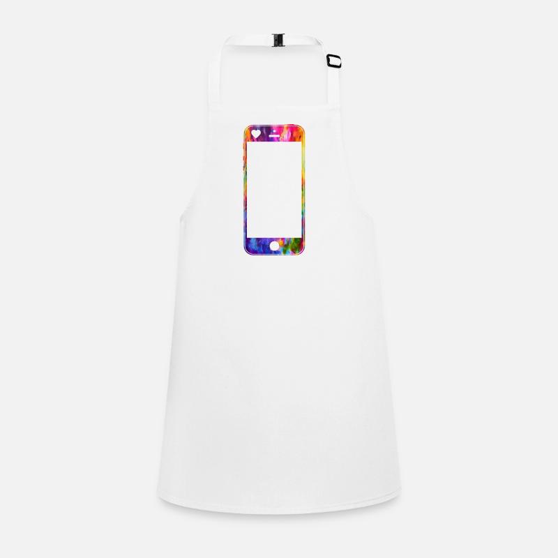 Mobile phone with heart Children's Apron