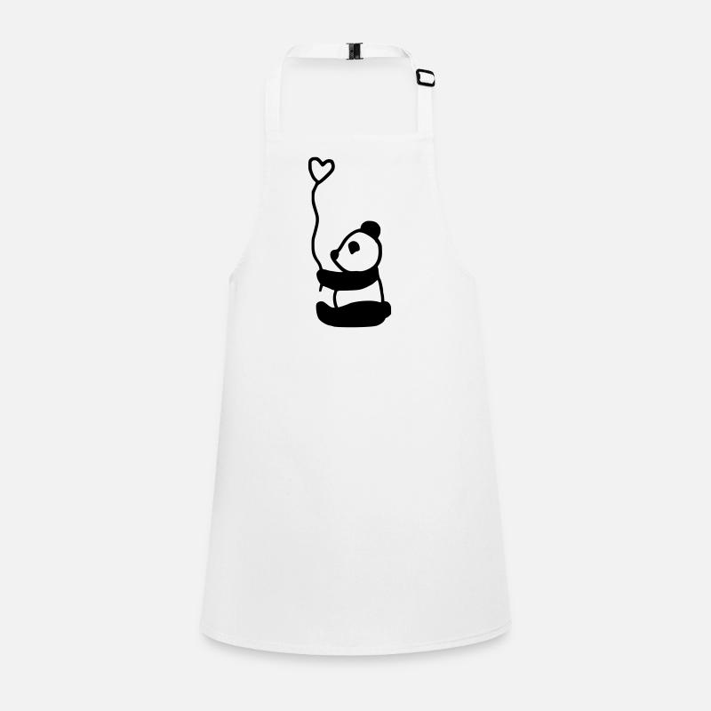 süßer Panda voller Liebe Schürze für Kinder