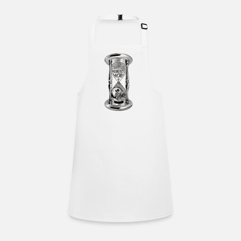 Memento Mori Hourglass Children's Apron