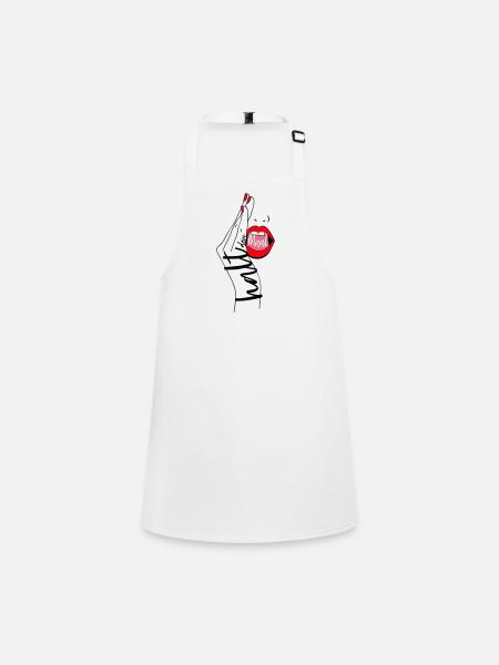 Shut up - Children's Apron - white - Front