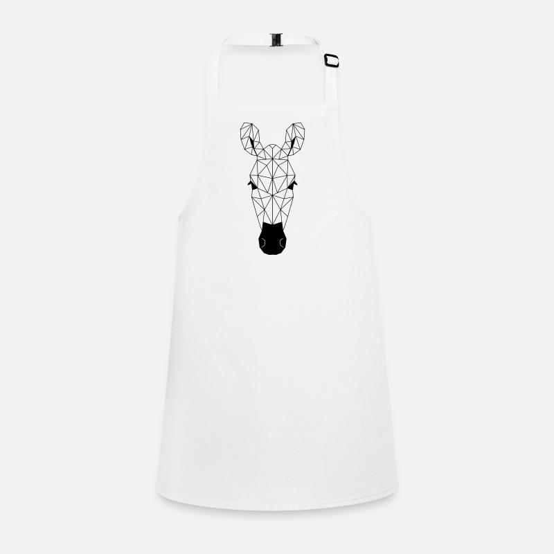 Zebra Polygon Children's Apron