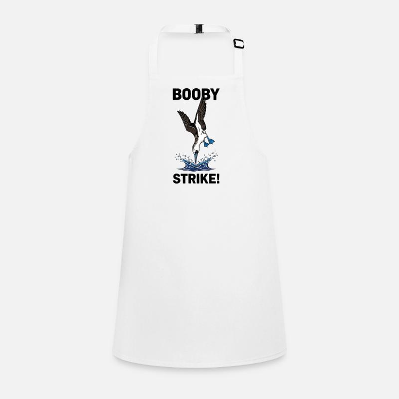 Crazy Blue Feet Strike Booby Strike Sea Children's Apron