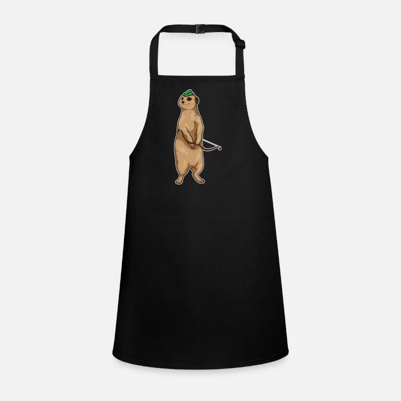 Meerkat Archer Bow Children's Apron