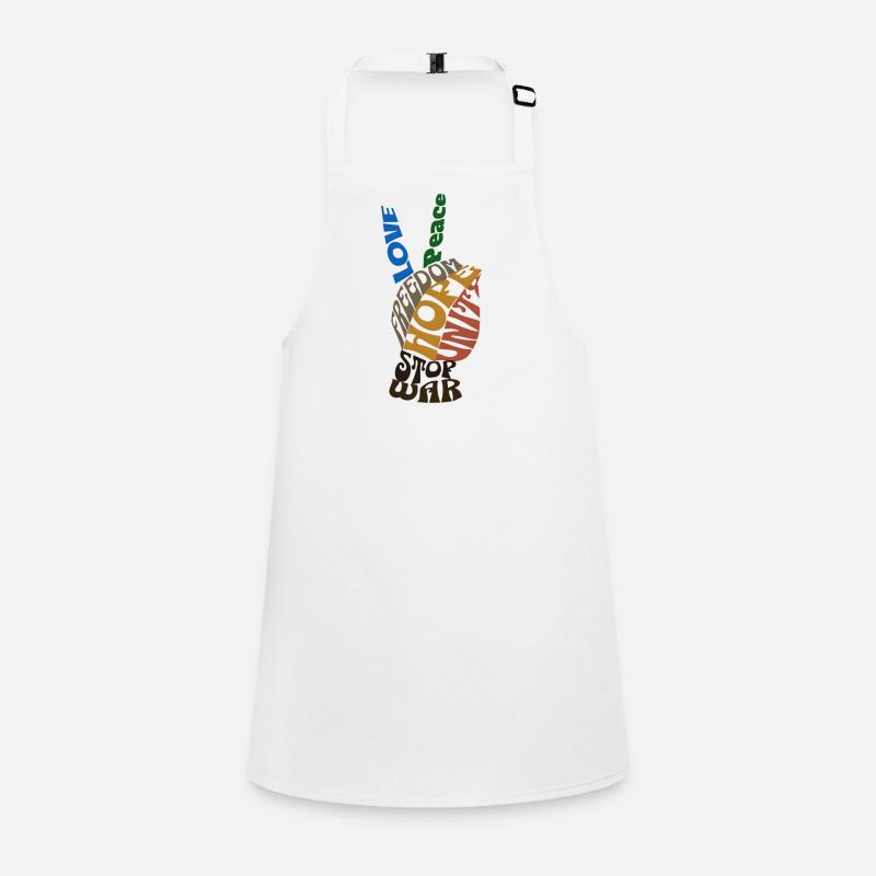 Vibrating Message Freedom Design Children's Apron