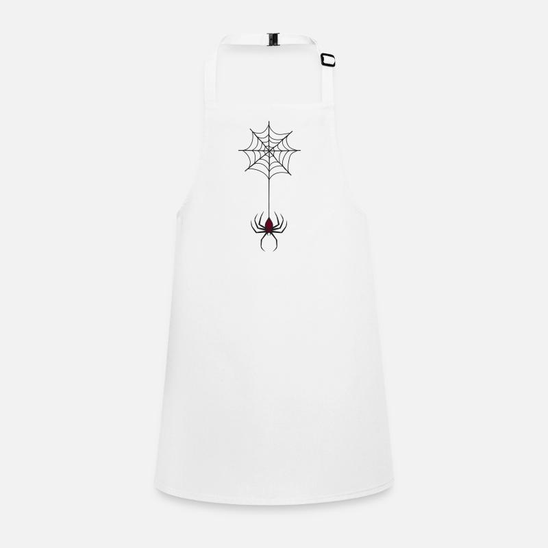 Spooky Halloween Spider in Web 2 Children's Apron