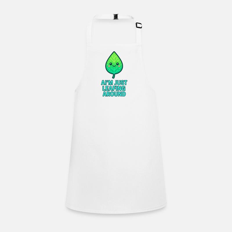 I'm just leafing around – Blattdesign Schürze für Kinder