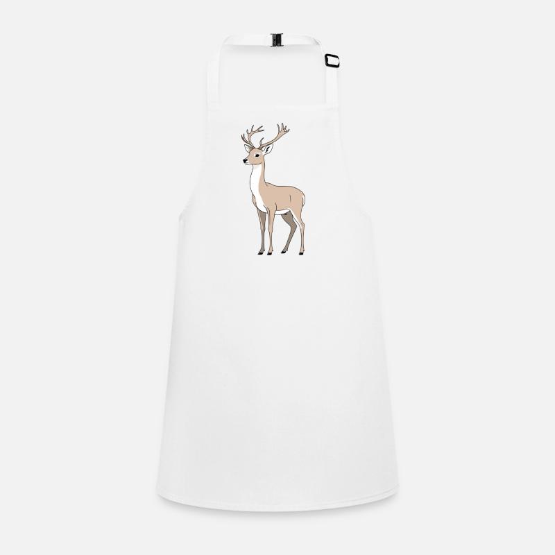 Stag with elegant antlers Children's Apron