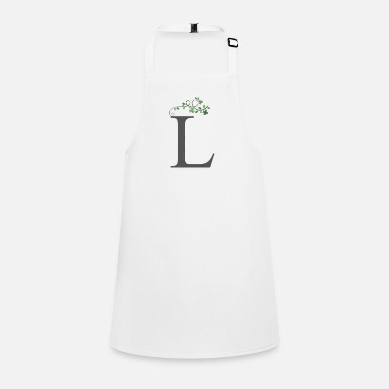 L with shamrocks Children's Apron