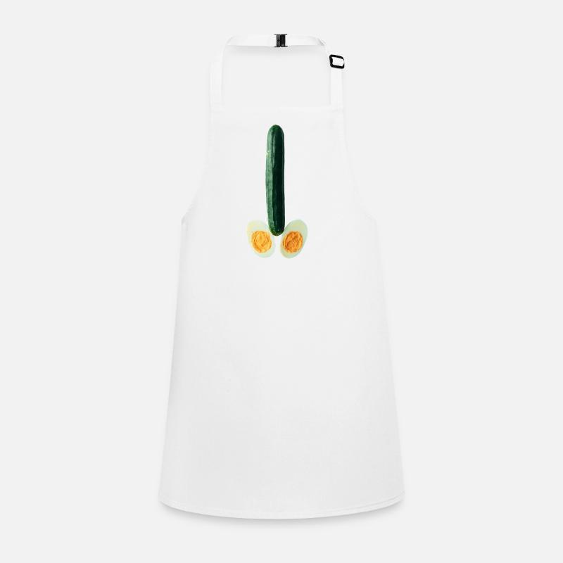 Cucumber with egg Children's Apron