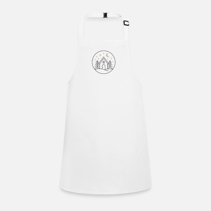 Moonlight Forest Cottage Children's Apron