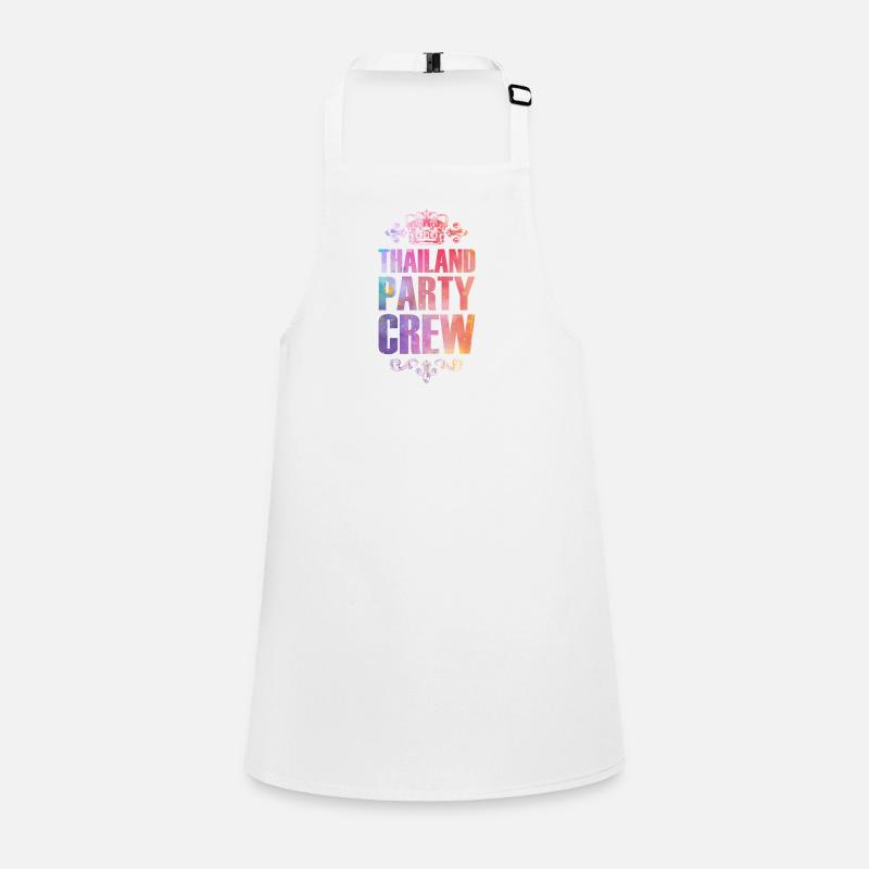Thaïlande Party Crew Vacances colorées Tablier Enfant