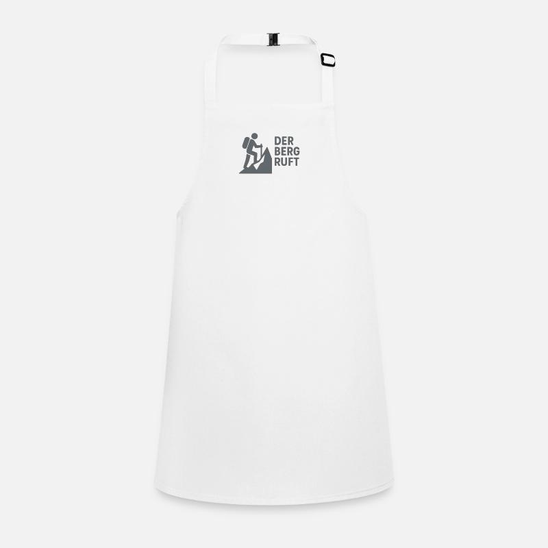 The mountain is calling - Children's Apron - white