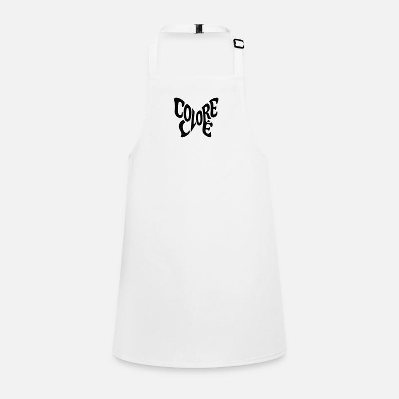 Butterfly silhouette Modern design Children's Apron
