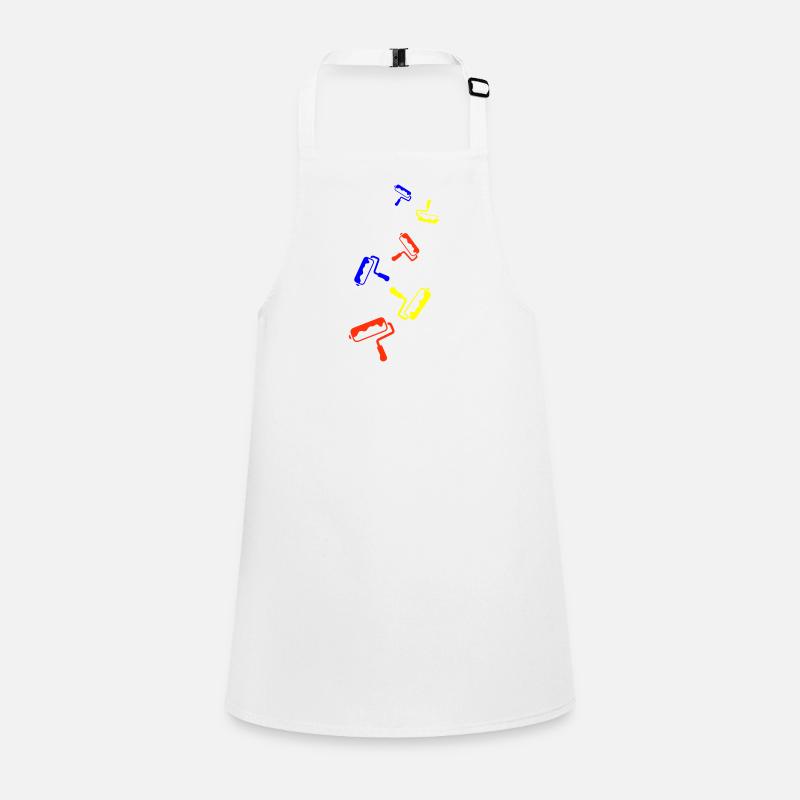 Painter Silhouette icon Children's Apron