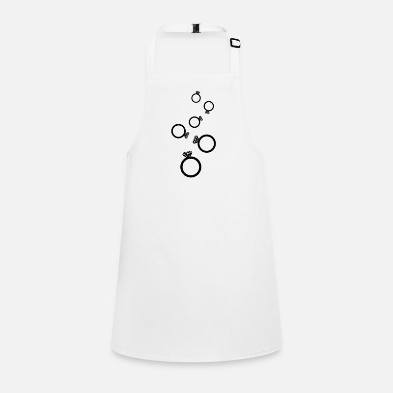 Eheringe symbol Schürze für Kinder