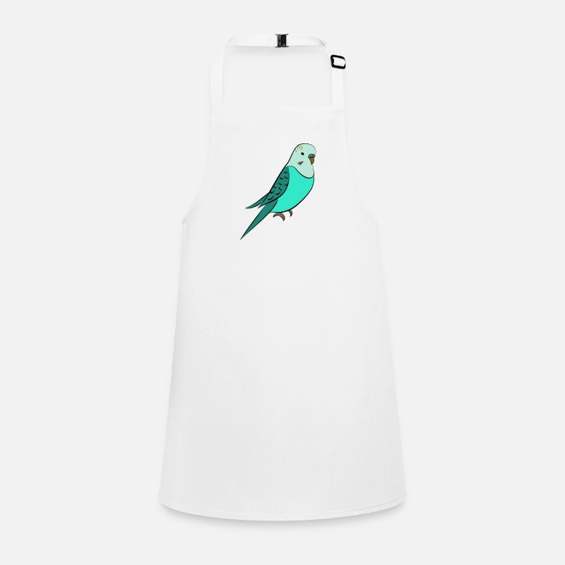 Budgie turquoise Children's Apron