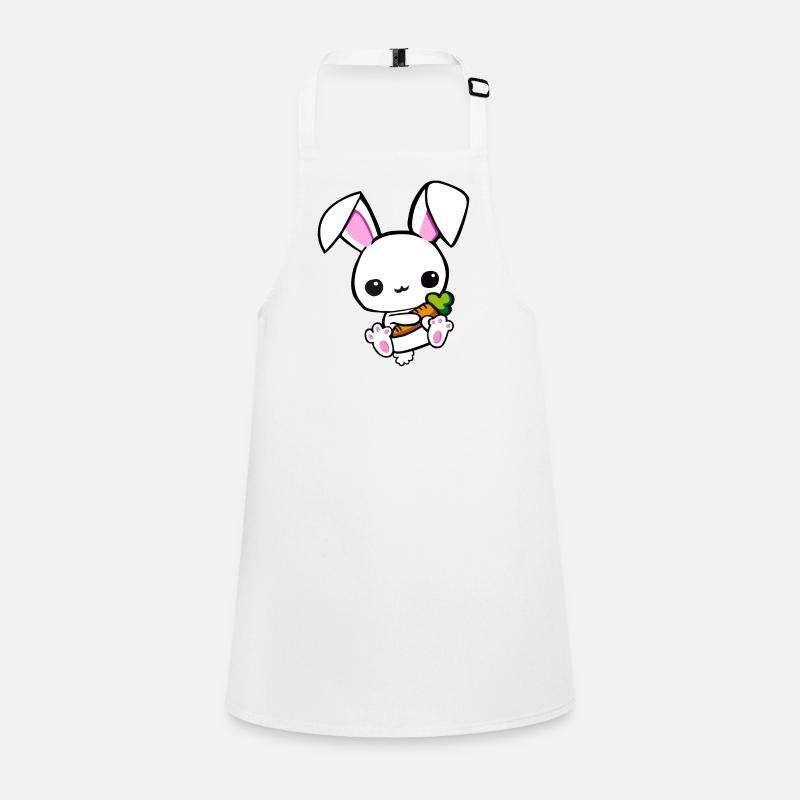 petit lapin aux carottes Tablier Enfant