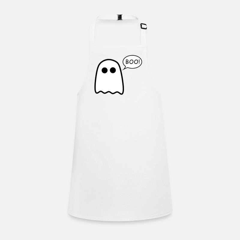 Boo Ghost Halloween ghost design gift Children's Apron