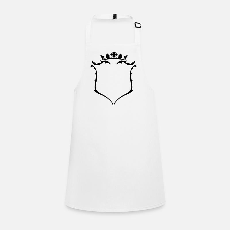 A crest with crown Children's Apron