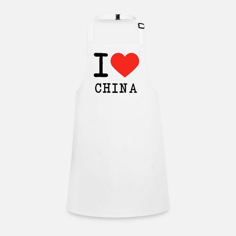 J'aime la Chine Tablier Enfant