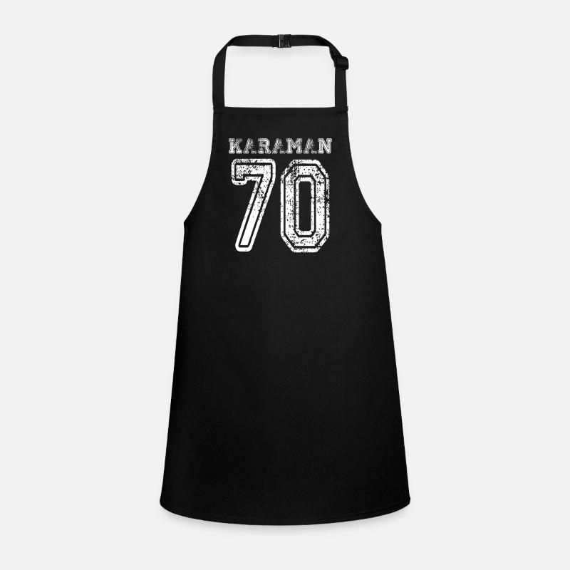 70 Karaman Turkish License Plate as a gift Children's Apron