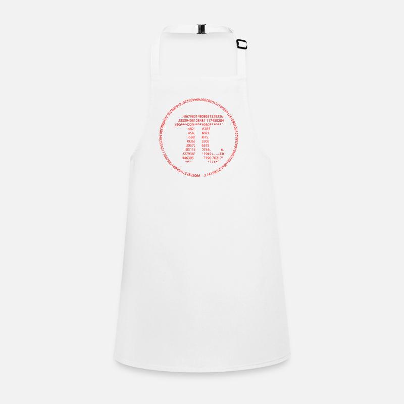 Pi - Pi Day - red Children's Apron