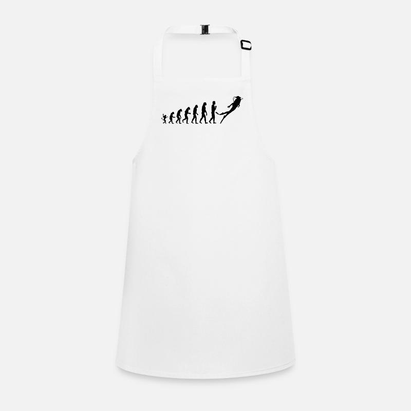 L'évolution de la plongée sous-marine - T-shirt unisexe Tablier Enfant