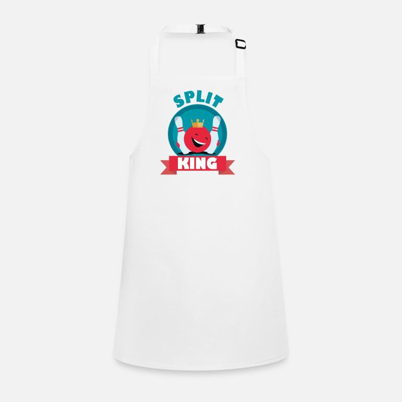 Split King Split Happens Bowling King Team Fun Children's Apron