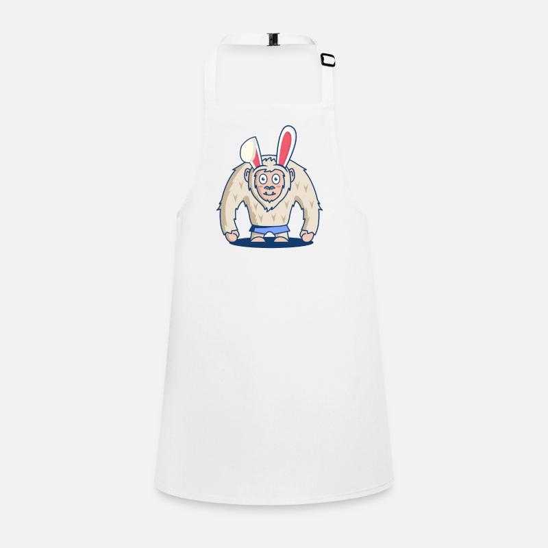 BigFoot Sasquatch Easter Gift T-Shirt Children's Apron