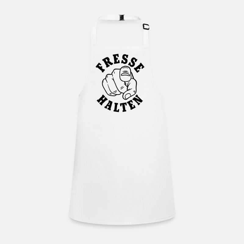 Fresse halten Schürze für Kinder