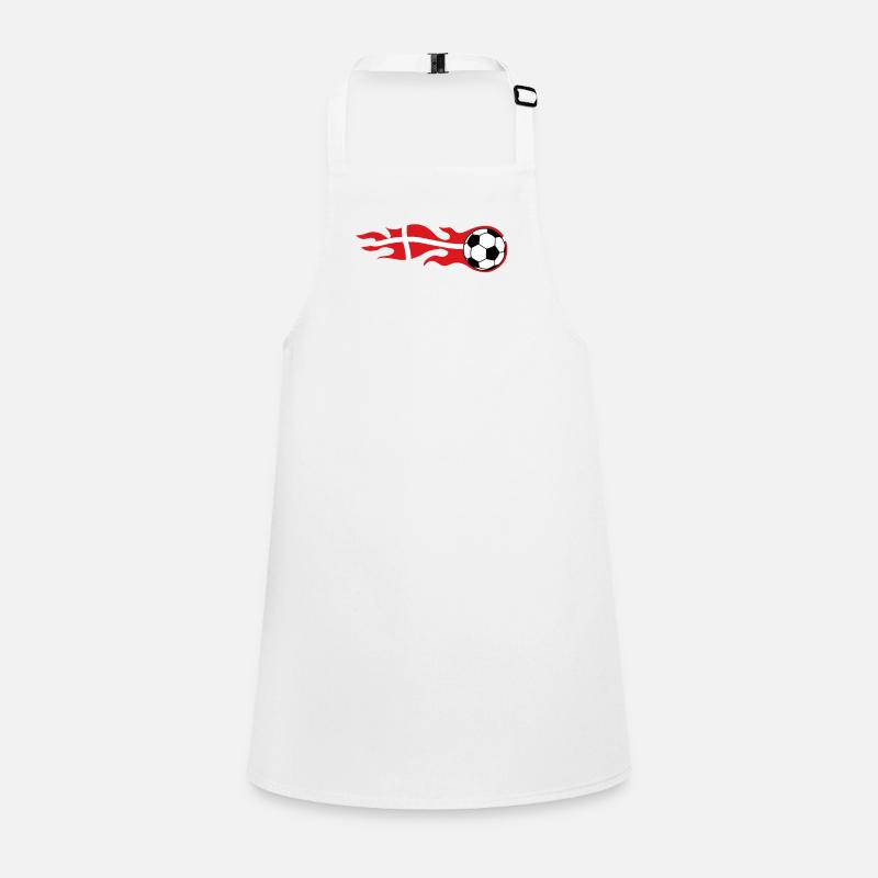 Football Danemark Danemark Drapeau danois Drapeau Fan Tablier Enfant