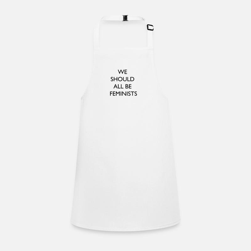 We should all be feminists black Children's Apron