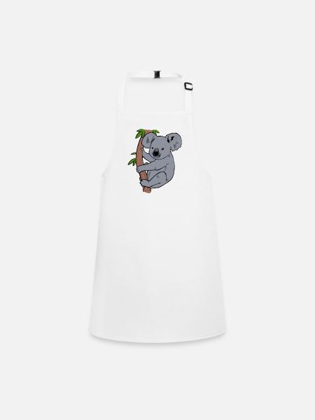 Koala - Tablier Enfant - blanc