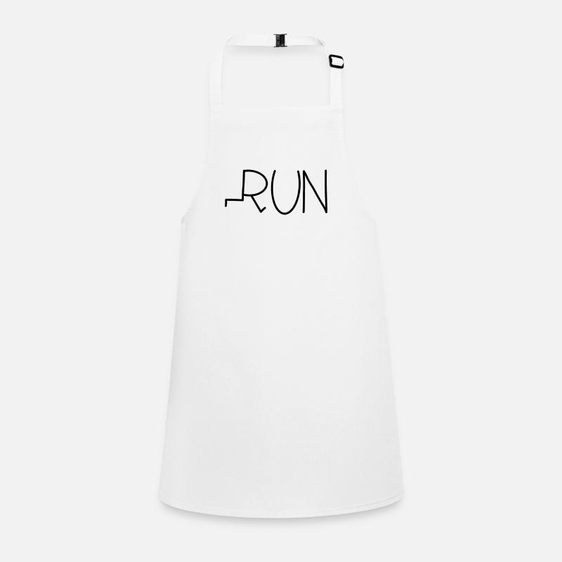 run rennen Schürze für Kinder