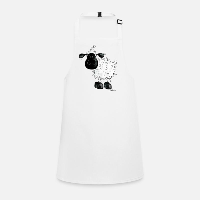 Cute sheep shirt design- mouton Tablier Enfant