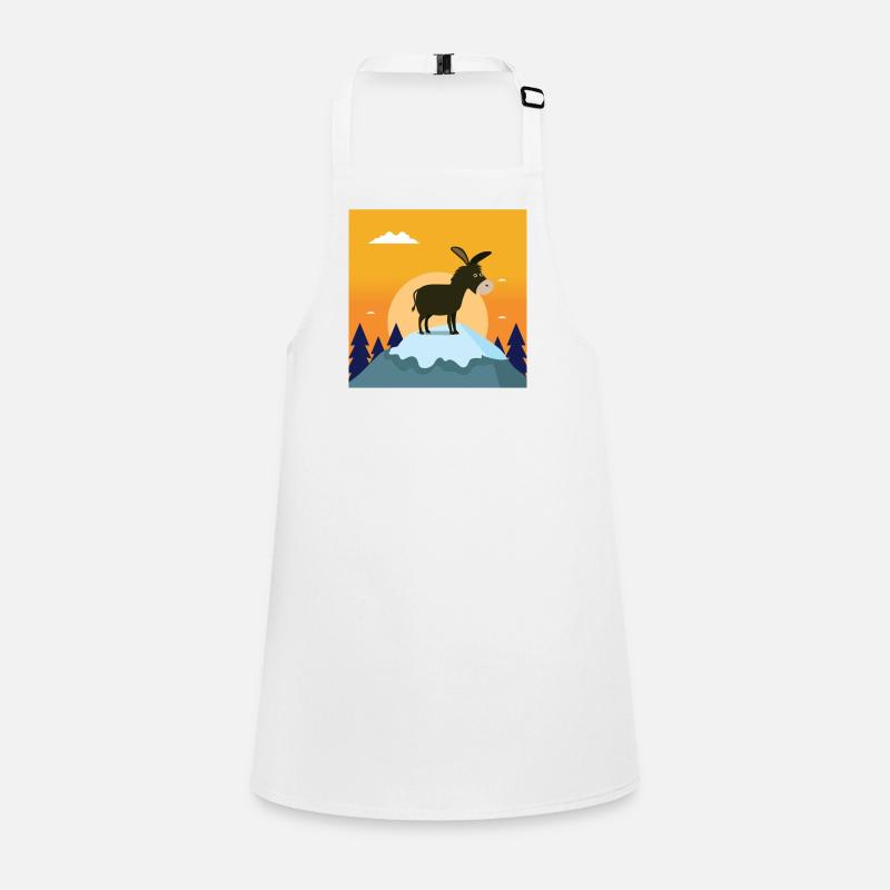Donkeys on top Children's Apron
