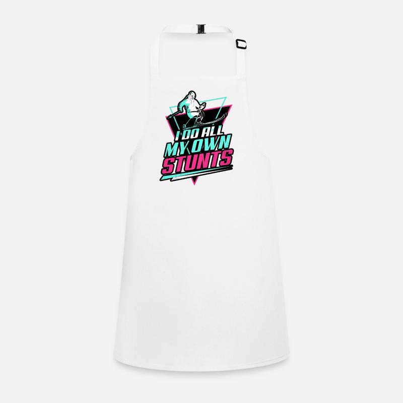Skiing Skiing Skiing Skiing Skiing Children's Apron