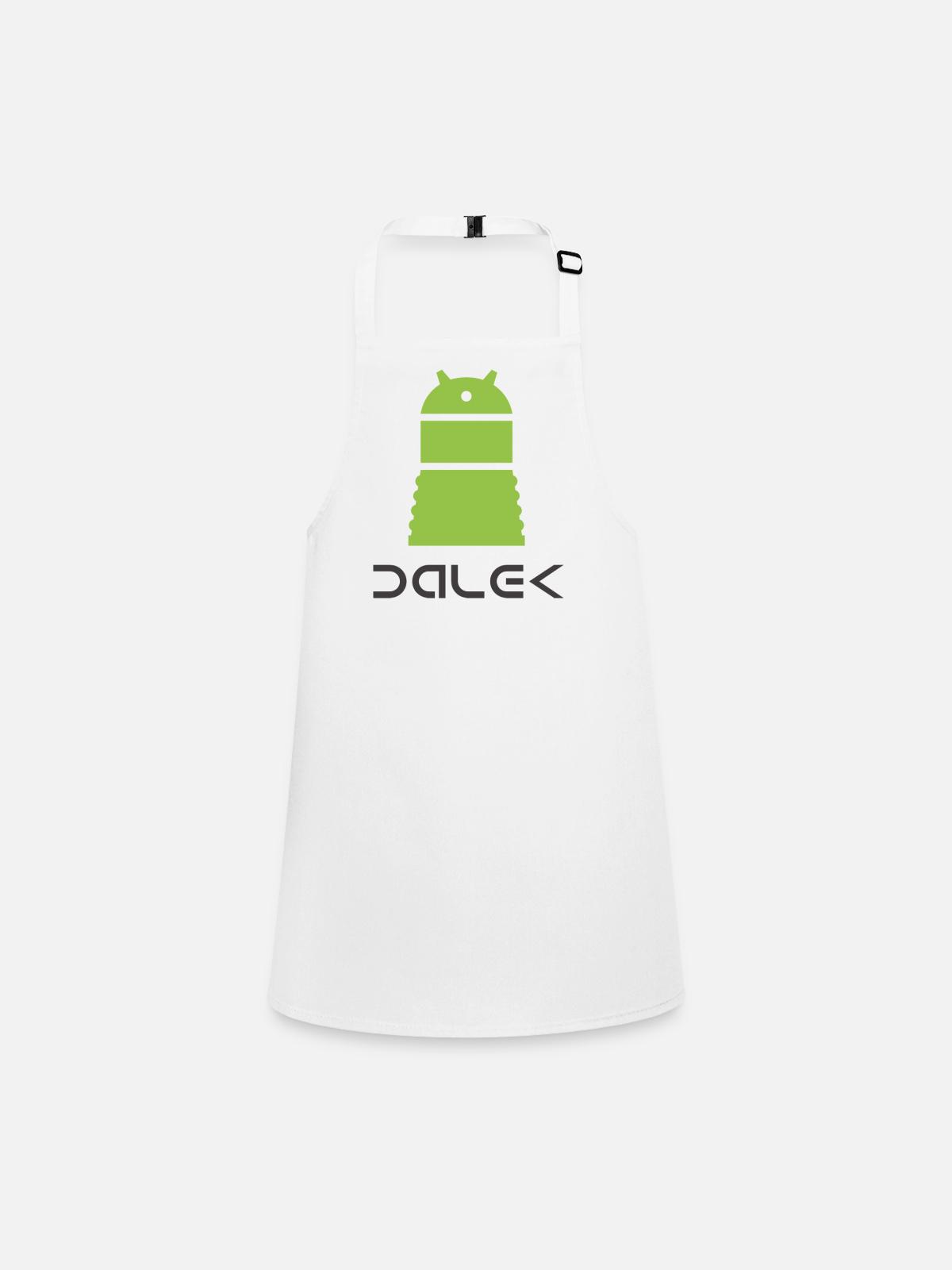 Dalek Android - Tablier Enfant - blanc - Devant