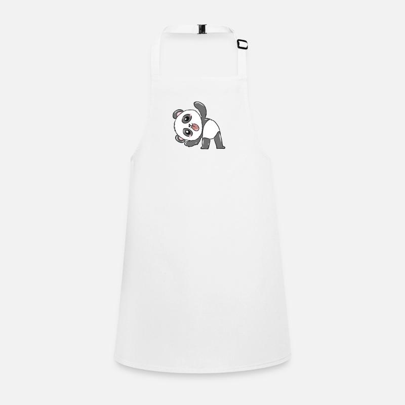 Crazy panda Children's Apron