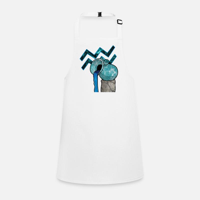 Wassermann Sternzeichen Aquarius Geschenk T-Shirt Schürze für Kinder