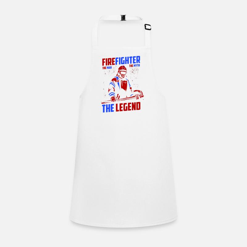 Firefighter The Man The Myth The Legend Fire Children's Apron