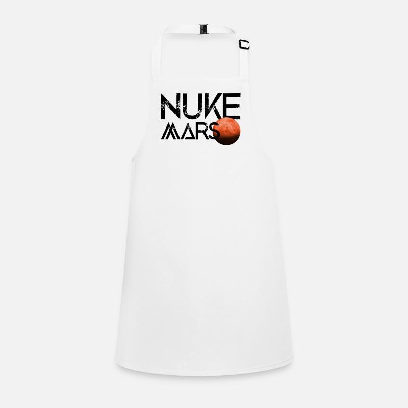 Nuke Mars Terraforming Weltraum Roter Planet Schürze für Kinder