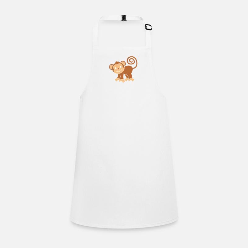 Affe Äffchen Schürze für Kinder