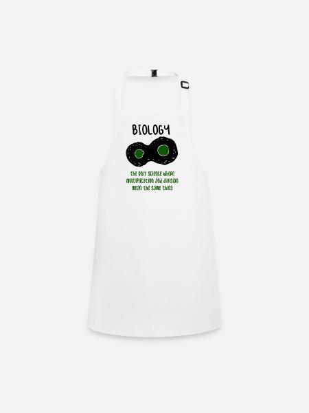 Biology teacher science gift - Children's Apron - white - Front