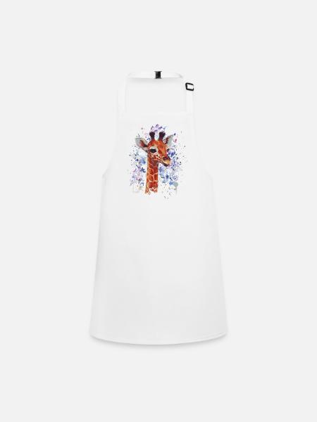 Girafe - Girafe - Girafe Cool - Tablier Enfant - blanc - Devant