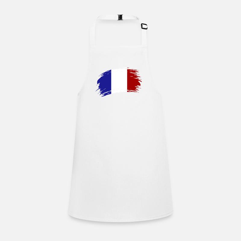 Frankreich Flagge Schürze für Kinder