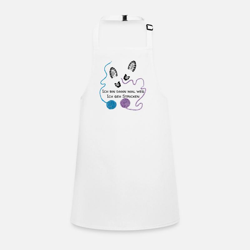 I'm gone - I go knitting Children's Apron