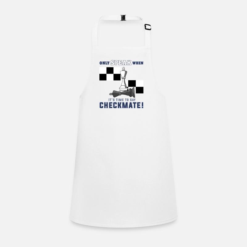 Chess, chess checkmate, chess pawns Children's Apron