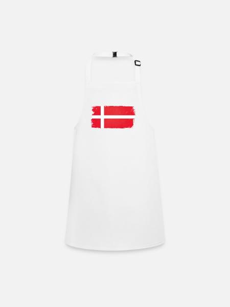 Denmark Denmark flag - Children's Apron - white - Front