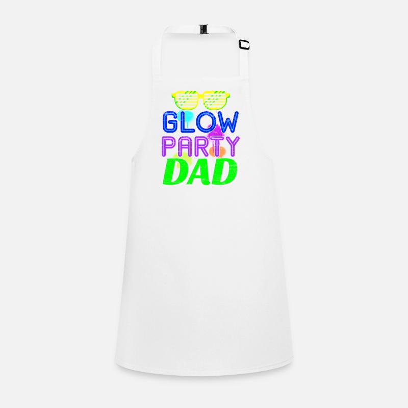 Glow Party Dad Children's Apron
